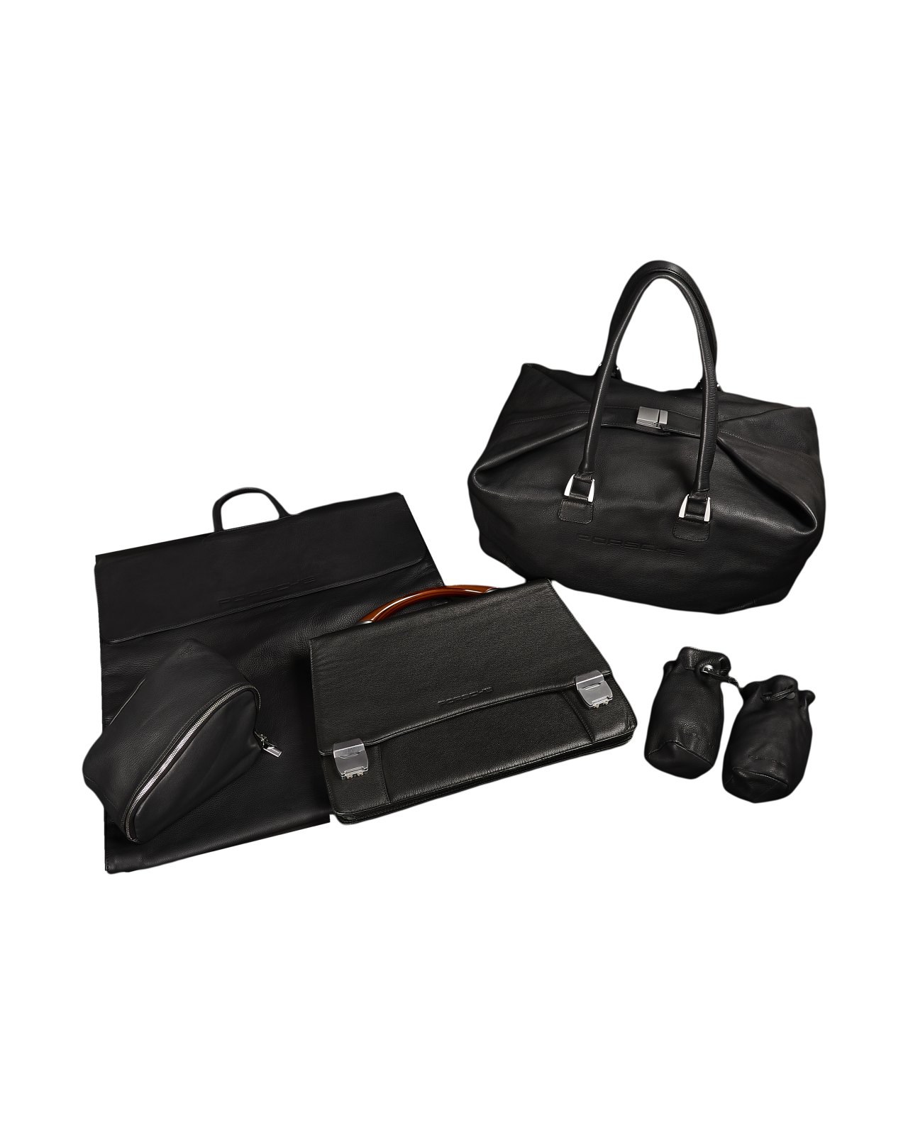 Porsche Carrera GT 4-Piece Luggage Set, Dark Grey