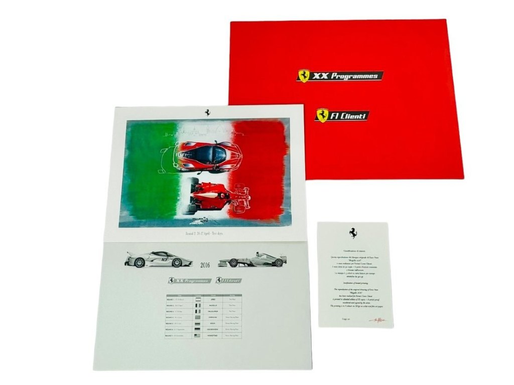 Ferrari XX Programme Print by Enzo Naso, Mugello 2016