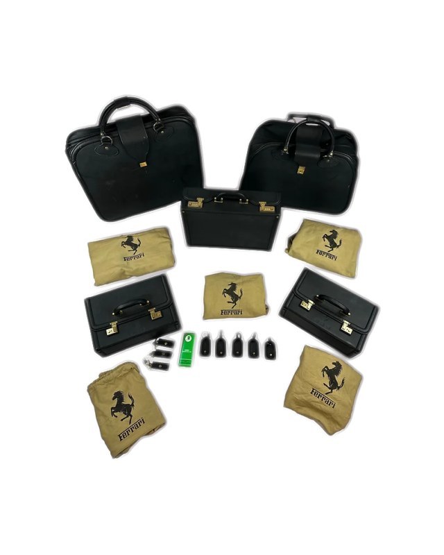 Ferrari 512 TR Complete Luggage Set, Navy