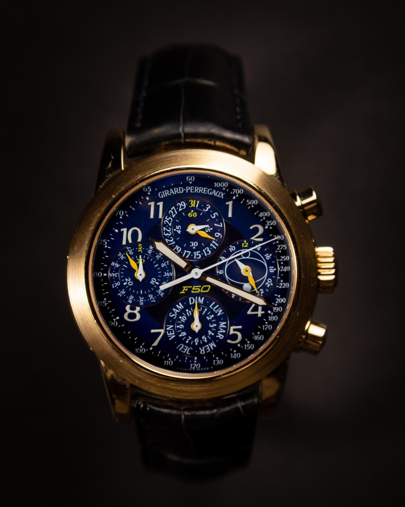 Ferrari F50 Owner’s Watch by Girard-Perregaux, 18k Yellow Gold